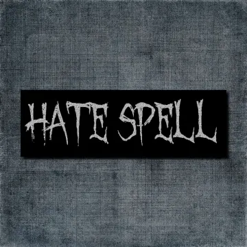 Hate Spell Back Patch, Hate Spell Logo Big Back Patch