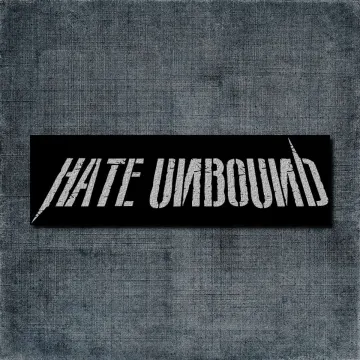 Hate Unbound Back Patch, Hate Unbound Logo Big Back Patch
