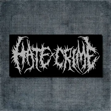 HateCrime Back Patch, HateCrime Logo Big Back Patch