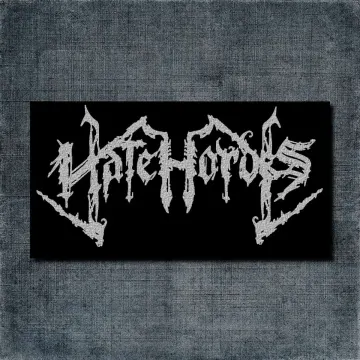 HateHordes Back Patch, HateHordes Logo Big Back Patch