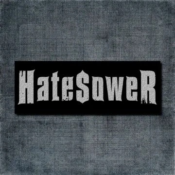 HateSower Back Patch, HateSower Logo Big Back Patch