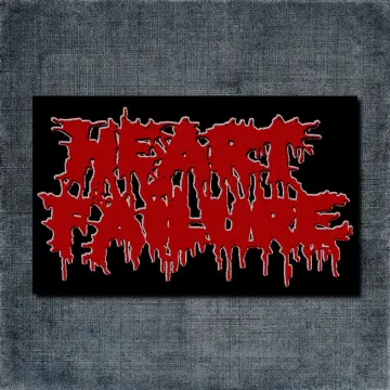 Heart Failure Back Patch, Heart Failure Logo Big Back Patch