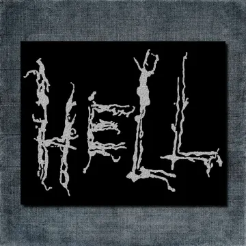Hell Back Patch, Hell Logo Big Back Patch