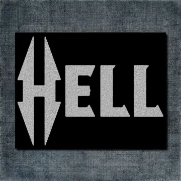 Hell Back Patch, Hell Logo Big Back Patch