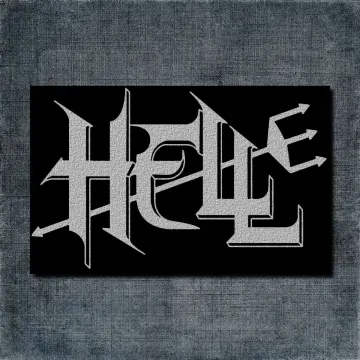 Hell Back Patch, Hell Logo Big Back Patch
