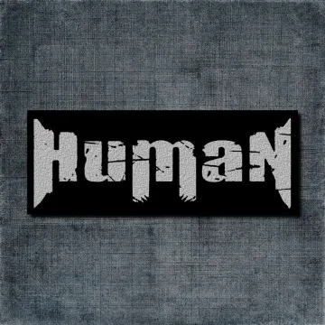 Human Back Patch, Human Logo Big Back Patch