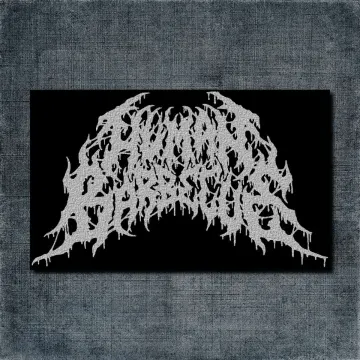 Human Barbecue Back Patch, Human Barbecue Logo Big Back Patch