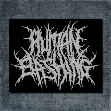 Human Bashing Back Patch, Human Bashing Logo Big Back Patch