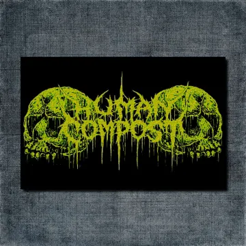 Human Compost Back Patch, Human Compost Logo Big Back Patch