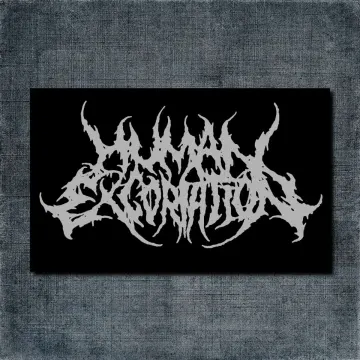 Human Excoriation Back Patch, Human Excoriation Logo Big Back Patch
