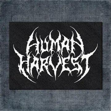 Human Harvest Back Patch, Human Harvest Logo Big Back Patch