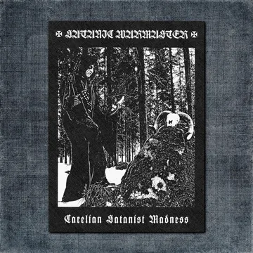 Satanic Warmaster Back Patch, Satanic Warmaster Carelian Satanist Madness Big Back Patch