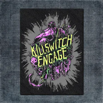 Killswitch Engage Back Patch, Killswitch Engage Artwork Big Back Patch