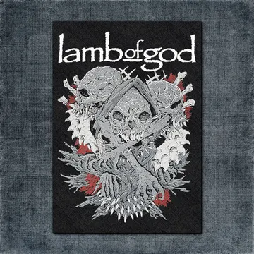 Lamb Of God Back Patch, Lamb Of God Artwork Big Back Patch