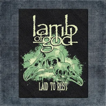 Lamb Of God Back Patch, Lamb Of God Laid To Rest Big Back Patch