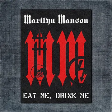Marilyn Manson Back Patch, Marilyn Manson Eat Me, Drink Me Big Back Patch
