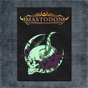 Mastodon Back Patch, Mastodon Artwork Big Back Patch