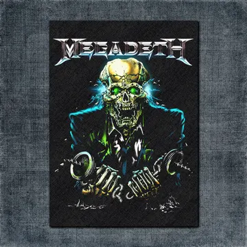 Megadeth Back Patch, Megadeth Artwork Big Back Patch