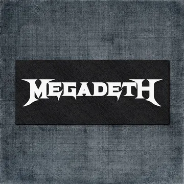 Megadeth Back Patch, Megadeth Logo Big Back Patch