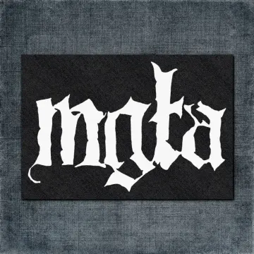 Mgla Back Patch, Mgla Logo Big Back Patch