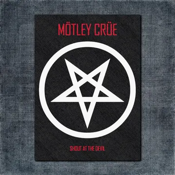 Mötley Crüe Back Patch, Mötley Crüe Shout At The Devil Big Back Patch