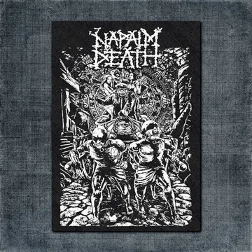 Napalm Death Back Patch, Napalm Death Artwork Big Back Patch