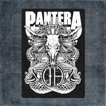 Pantera Back Patch, Pantera Artwork Big Back Patch