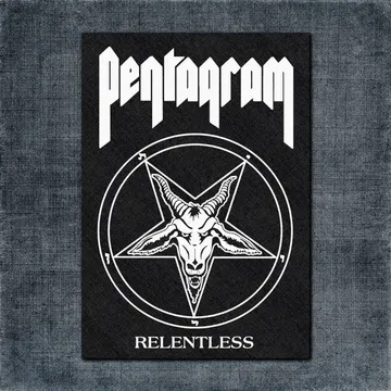 Pentagram Back Patch, Pentagram Relentless Big Back Patch