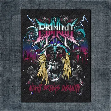Primitai Back Patch, Primitai Night Brings Insanity Big Back Patch