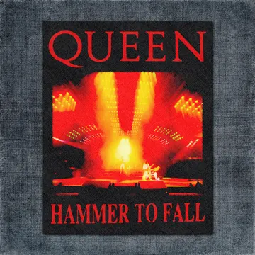 Queen Back Patch, Queen Hammer To Fall Big Back Patch