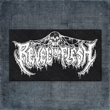 Revel In Flesh Back Patch, Revel In Flesh Logo Big Back Patch