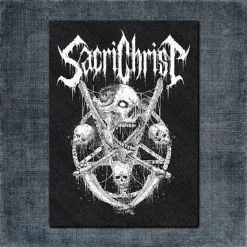 Sacrichrist Back Patch, Sacrichrist Artwork Big Back Patch