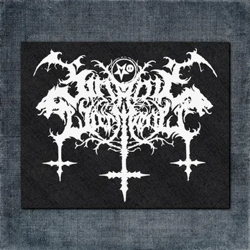 Satanic Warmaster Back Patch, Satanic Warmaster Logo Big Back Patch