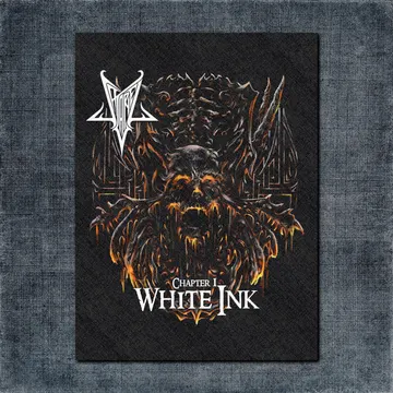 Satariel Back Patch, Satariel White Ink Big Back Patch