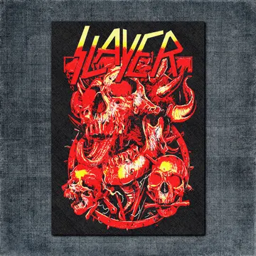 Slayer Back Patch, Slayer Artwork Big Back Patch