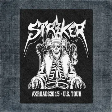 Striker Back Patch, Striker Xroads 2015 US Tour Big Back Patch