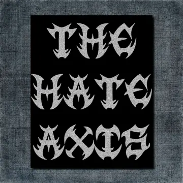 The Hate Axis Back Patch, The Hate Axis Logo Big Back Patch
