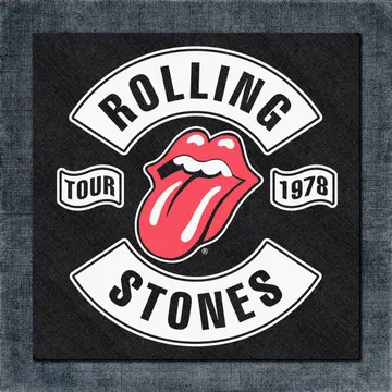 The Rolling Stones Back Patch, The Rolling Stones Rolling Stones Tour 1978 Big Back Patch