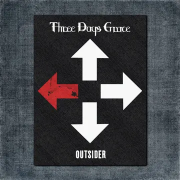 Three Days Grace Back Patch, Three Days Grace Outsider Big Back Patch