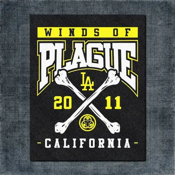 Winds of Plague Back Patch, Winds of Plague California Big Back Patch