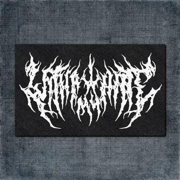 With All My Hate Back Patch, With All My Hate Logo Big Back Patch