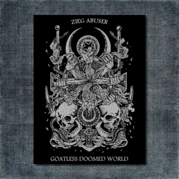 Zieg Abuser Back Patch, Zieg Abuser Goatless Doomed World Big Back Patch
