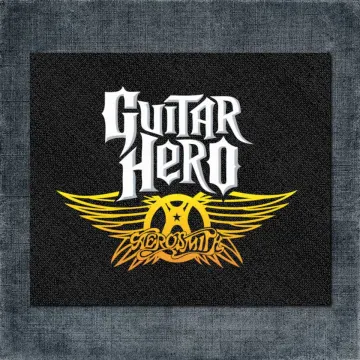 Aerosmith Guitar Hero Back Patch, Aerosmith Guitar Hero Logo Big Back Patch