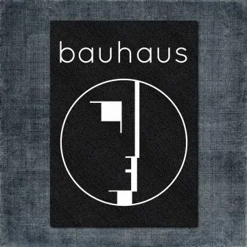 Bauhaus Back Patch, Bauhaus Logo Big Back Patch