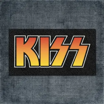 Kiss Back Patch, Kiss Logo Big Back Patch