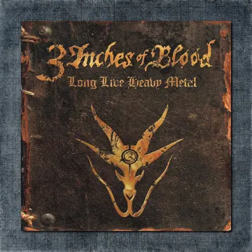 3 Inches of Blood  Back Patch, 3 Inches of Blood  Long Live Heavy Metal Big Back Patch