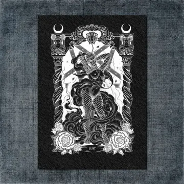 7 Deadly Sins Back Patch, 7 Deadly Sins, Lust, Black, Big Back Patch