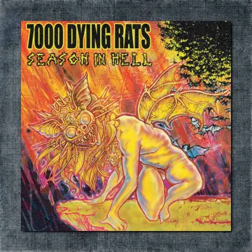 7000 Dying Rats Back Patch, 7000 Dying Rats – Season in Hell Big Back Patch