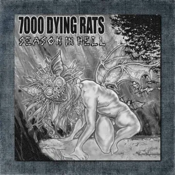 7000 Dying Rats Back Patch, 7000 Dying Rats – Season in Hell, Black Big Back Patch