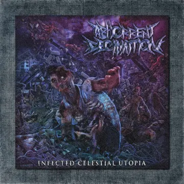 Abhorrent Decimation Back Patch, Abhorrent Decimation – Infected Celestial Utopia Big Back Patch